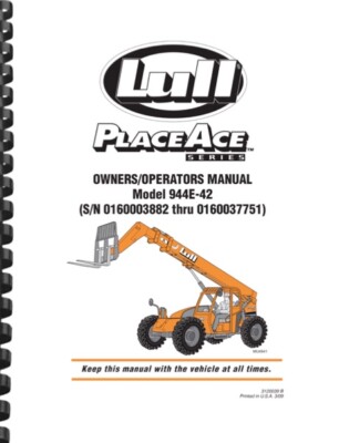 Manuals & Books - Lull Manual