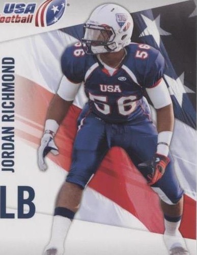 2012 Upper Deck USA Football Jordan Richmond #33