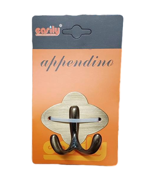 Attaccapanni Appendi Abiti Asciugamani Parete Ottone Antico 1 Posto Doppio dfh