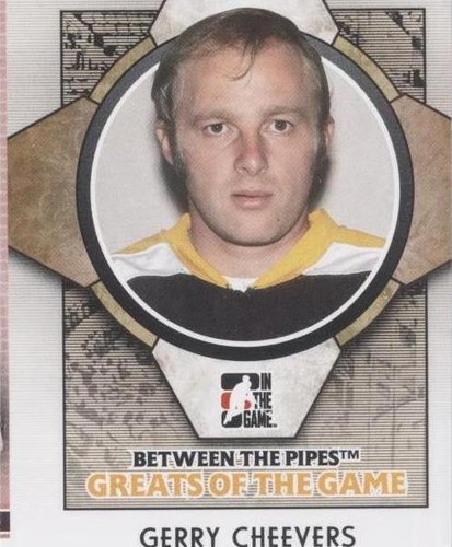 2008-09 In the Game Between the Pipes - Gerry Cheevers #85