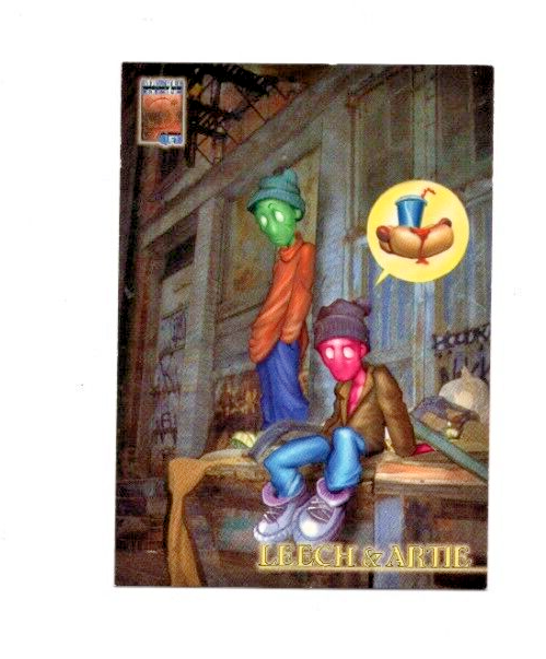 1997 Fleer/SkyBox Marvel Premium QFX #37 - Leech with Artie
