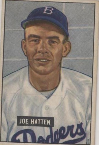 1951 Bowman - Joe Hatten #190