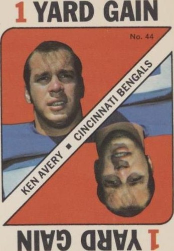 1971 Topps Game Cards Ken Avery #44