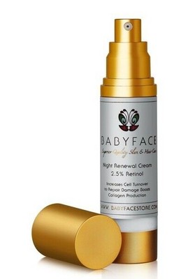 Retinol Night Renewal Cream Best All-Trans Face Firming Anti Aging by Babyface