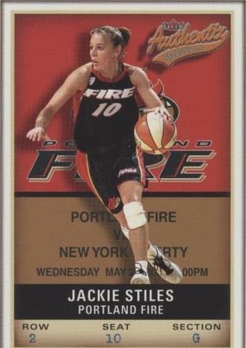 2002 Fleer Authentix WNBA - Jackie Stiles #1