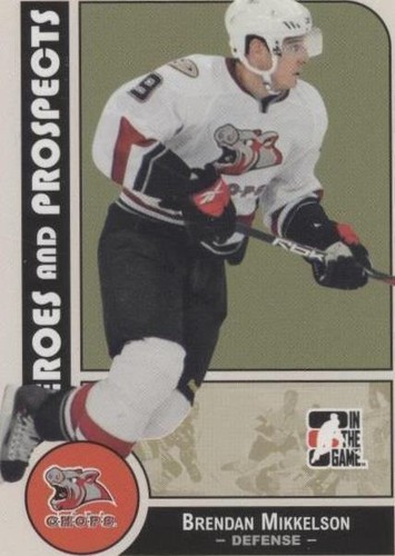 2008-09 In the Game Heroes and Prospects - Brendan Mikkelson #15
