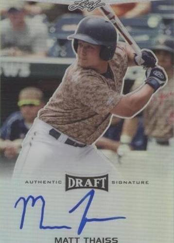2016 Leaf Metal Draft - Matt Thaiss #BA-MT1