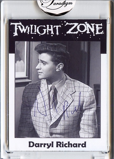THE TWILIGHT ZONE- Darryl Richard Signed/Autograph/Auto