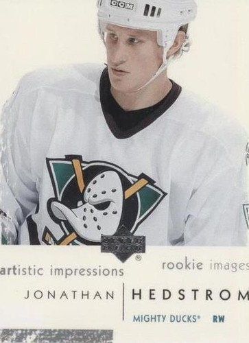 2002-03 Upper Deck Artistic Impressions - Jonathan Hedstrom #91