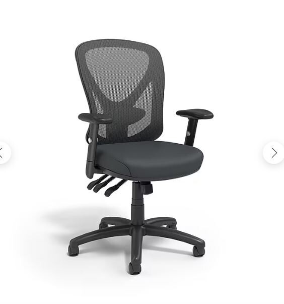 Staples Carder Ergonomic Fabric Swivel Computer and Desk Chair, Black (24115-CC)