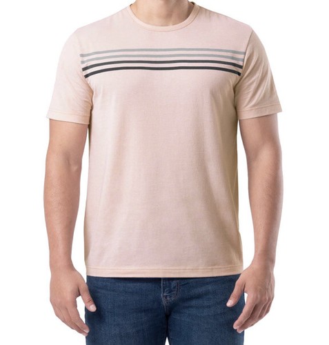 Lee Men's Premium Cotton Short Sleeve Tee, Size 2XL Peach