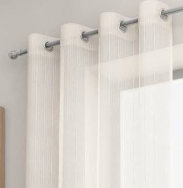 Dunelm Eyelet Voile Panel Ivory New In Hengoed Caerphilly