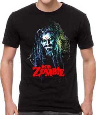 Rob Zombie Hell Billy Head T-Shirt - Black