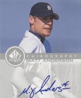 1999 SP Authentic - Matt Anderson #MA