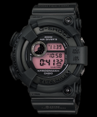 G-SHOCK FROGMAN DW-8200BK-1JF　① G SHOCK G Shock FROGMAN Frogman DW 8200BK 1JF Real Black