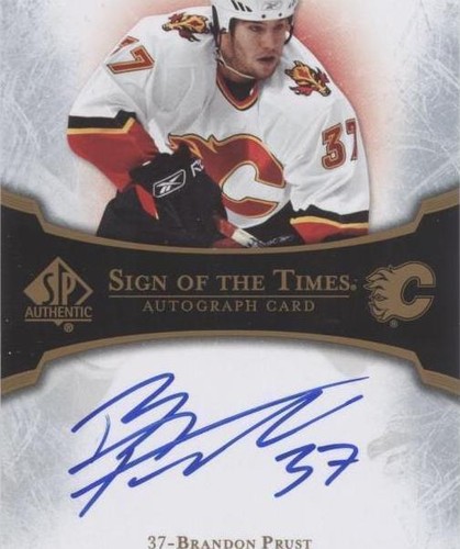 2007-08 SP Authentic - Brandon Prust #ST-PR