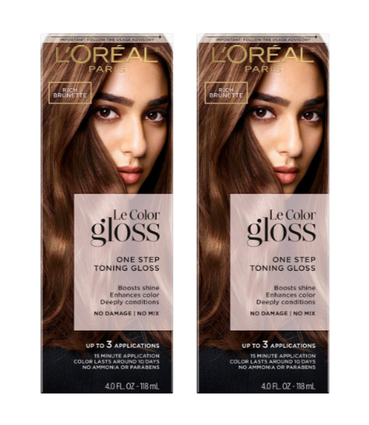 Gloss Rich Brunette One Step Toning (pack Of 2)