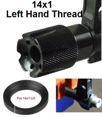 All Steel Compact Low Concussion Muzzle Brake Compensator 14X1 LH For 76239