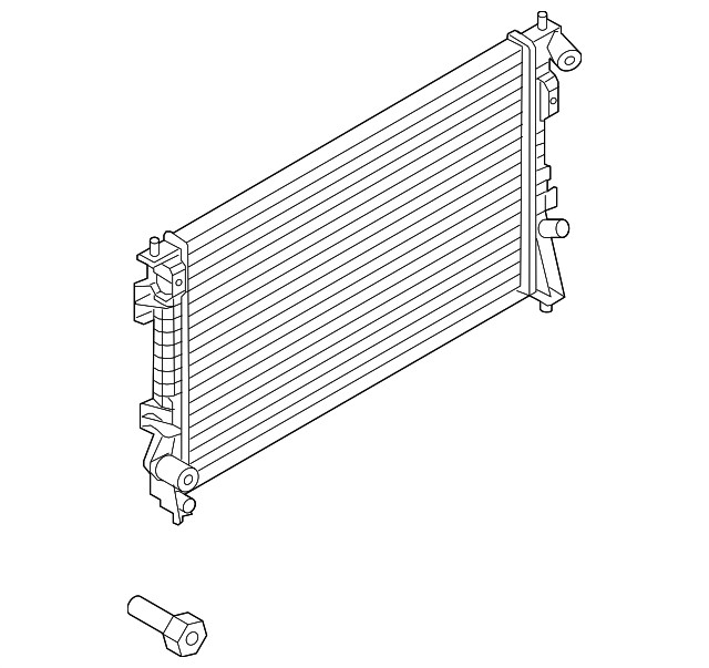 Genuine Ford Radiator DG1Z-8005-F
