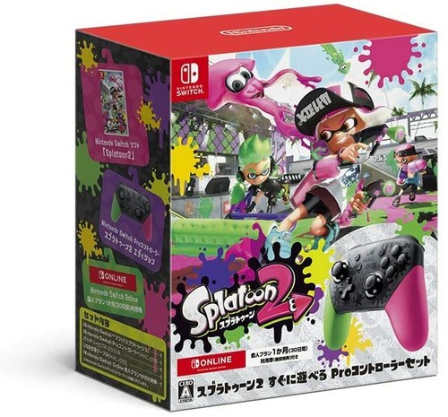 Splatoon 2 2本セット Nintendo Switch Nintendo Switch Splatoon 2 Console HAC-001 Neon Pink/Neon