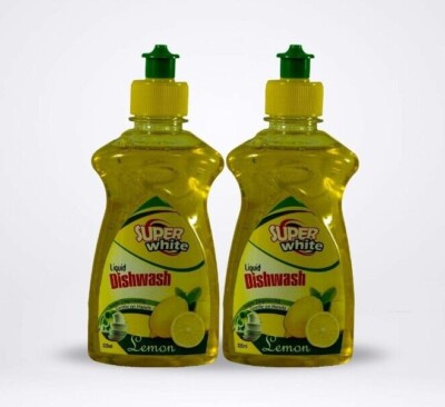 Liquid 2 X 225ml Dishwashing Dish Soap Lemon Scent Original Dishwasher Detergent