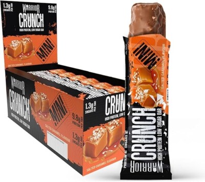 24 Protein Bars BBE MAR 25 - Low Carb Low Sugar Snack Bar Salted Caramel