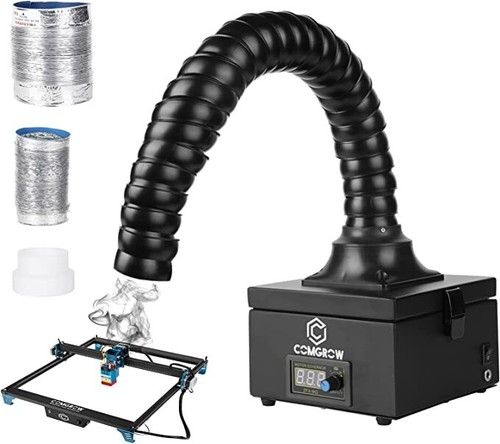 Comgrow 2 in 1 Hose Smoke Absorber Strong Suction 3 Stage Furification for Solde