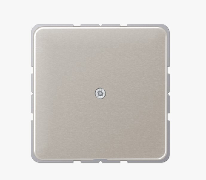 Jung Leitungsauslass CD590APT - Unterputz montiert, Metall, IP20, Platin Neu