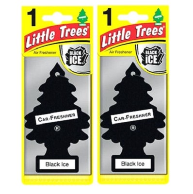 Little Trees Black Ice Tree Air Freshener Home/Car Scent 12-24-48-96-144 Pack.