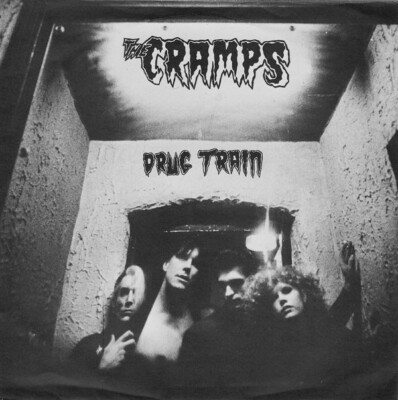 英7” Cramps Drug Train ILS0021 Illegal Records (2) /00080 7