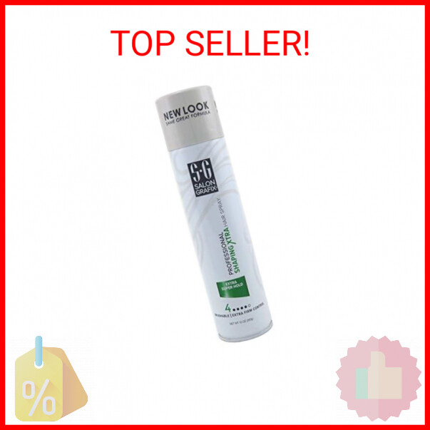 SALON GRAFIX Extra-Super Hold Hairspray - Shaping Control and Fast Drying Formul