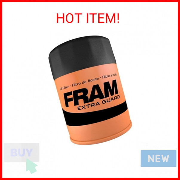 FRAM Extra Guard PH3614, 10K Mile Change Interval Spin-On Oil Filter