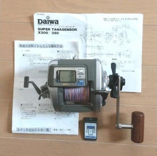 Daiwa Super Tana sensor X350 boat fishing reel good condition USED from  JAPAN
