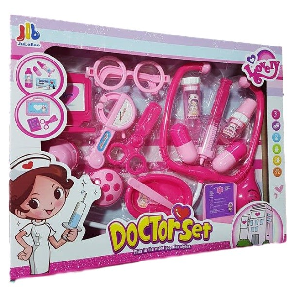 Doctor Set Accessori Infermiera Dottore Gioco Giocattolo Bimba Bambina dfh