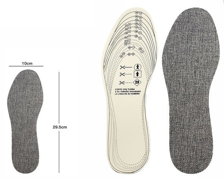 Coppia Di Solette Piede Benessere Scarpe Calzature Comfort Da 35 a 46 61881 dfh