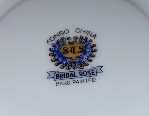KONGO CHINA -Bridal Rose- Saucer(s)  5 1/8" Dia. 1930s, Pink Trellis Floral EUC