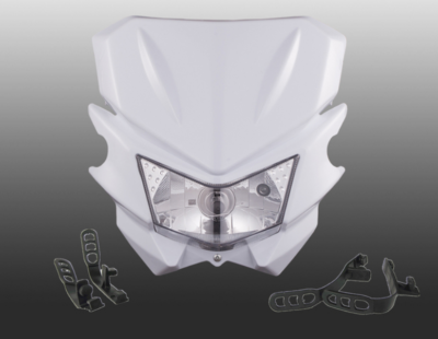 Faro delantero con visera careta para moto Kawasaki KLX 110 KLX