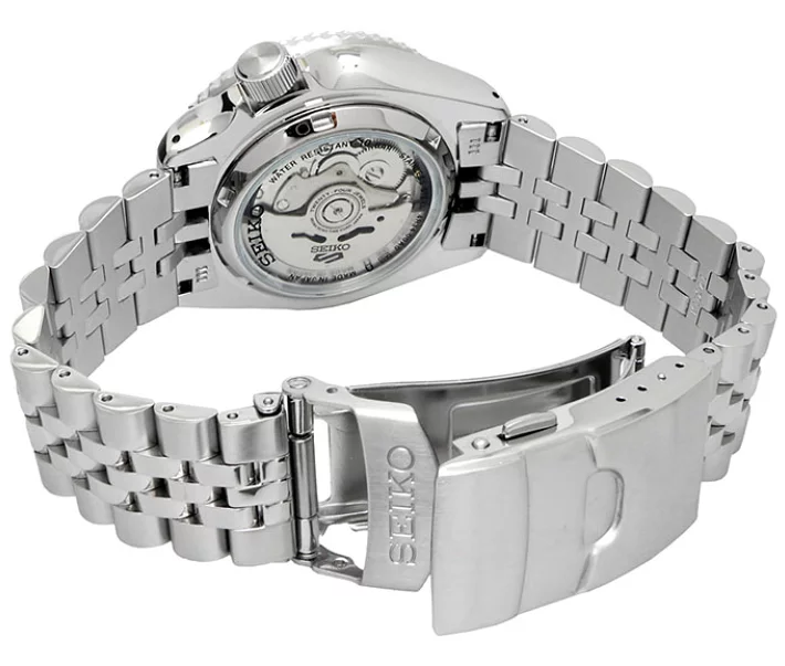 Pre-owned Seiko 5 Sports Automatic Men's Orange Dial Gmt Sports Watch Ssk005