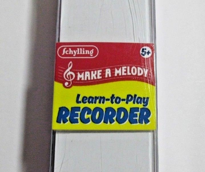 Schylling Student Recorder Musical Instrument School Purple Plastic