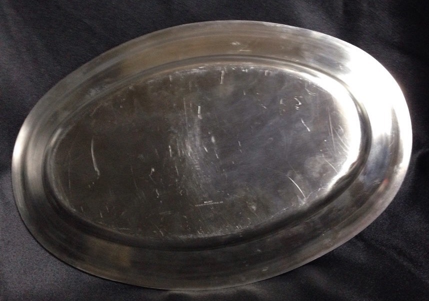 Serving Platters Large Silverplate Oval Lot of 3