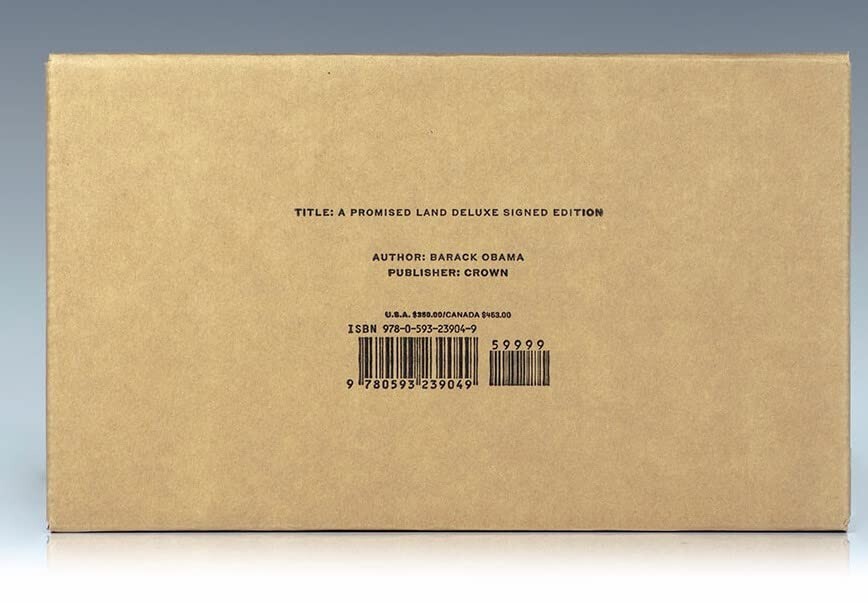 President Barack Obama A Promised Land Limited Deluxe Signed Edition New Sealed