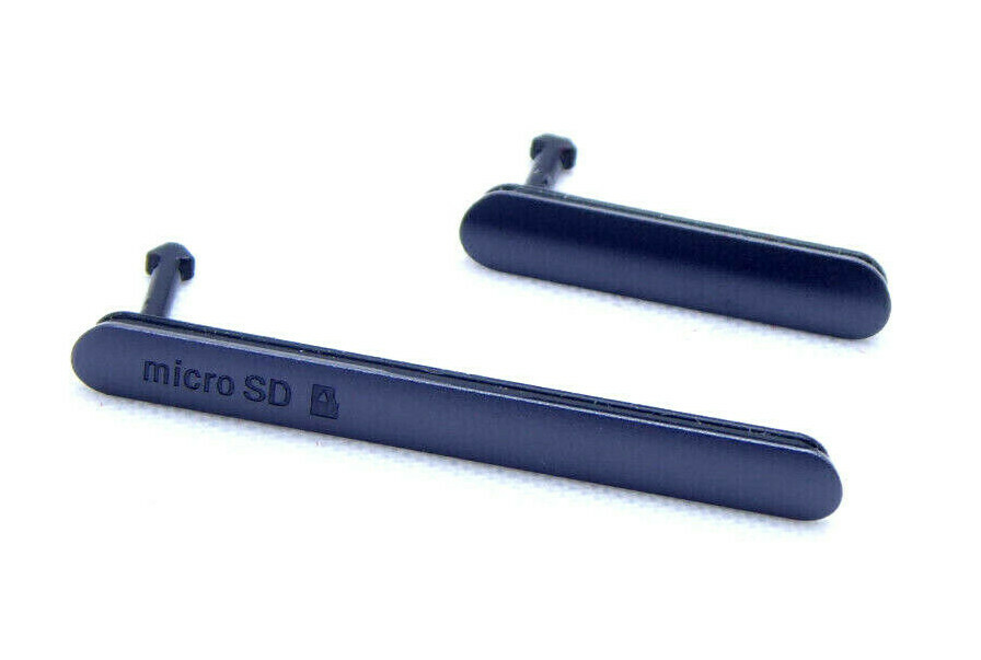 für Sony Xperia Z3 D6603 Abdeckung Kappe Schutz Cover USB MikroSD Sim Karte Set