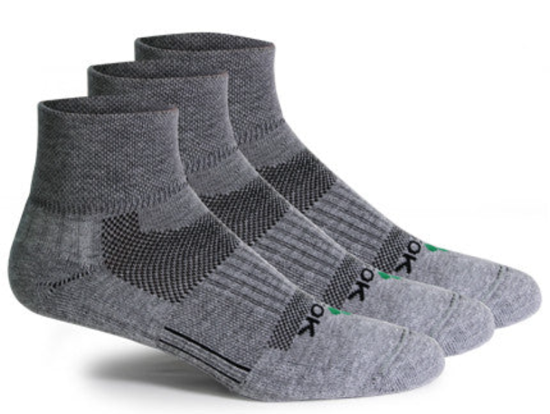 Xl 12-14 3 Pair Gunmetal Gray