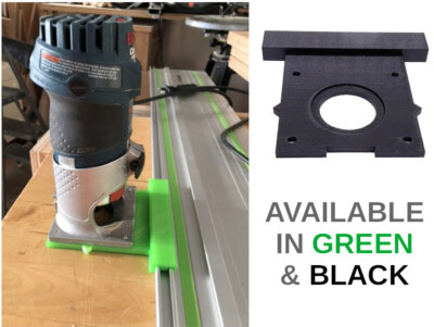Bosch Router Adapter for Festool Track Saw Guide Rails - Colt 1 HP PR20EVS
