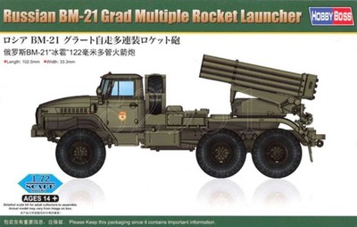 (HBB82931) - Hobbyboss 1:72 - BM-21 Grad Miultiple Rocket Launcher