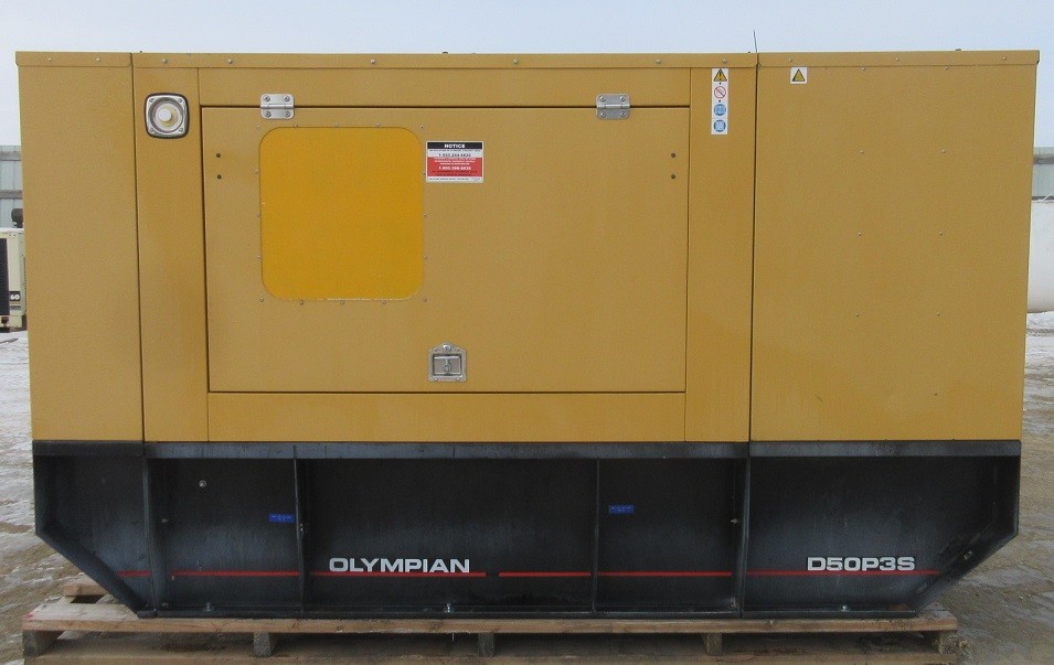 50 kw Olympian / Perkins Diesel Generator / Genset - Load Bank Tested - 2002