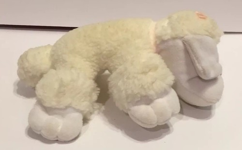 Tonka Vtg Newborn 2 Pound Puppy Plush Poodle Pink Bows Spotted 1985 Furries