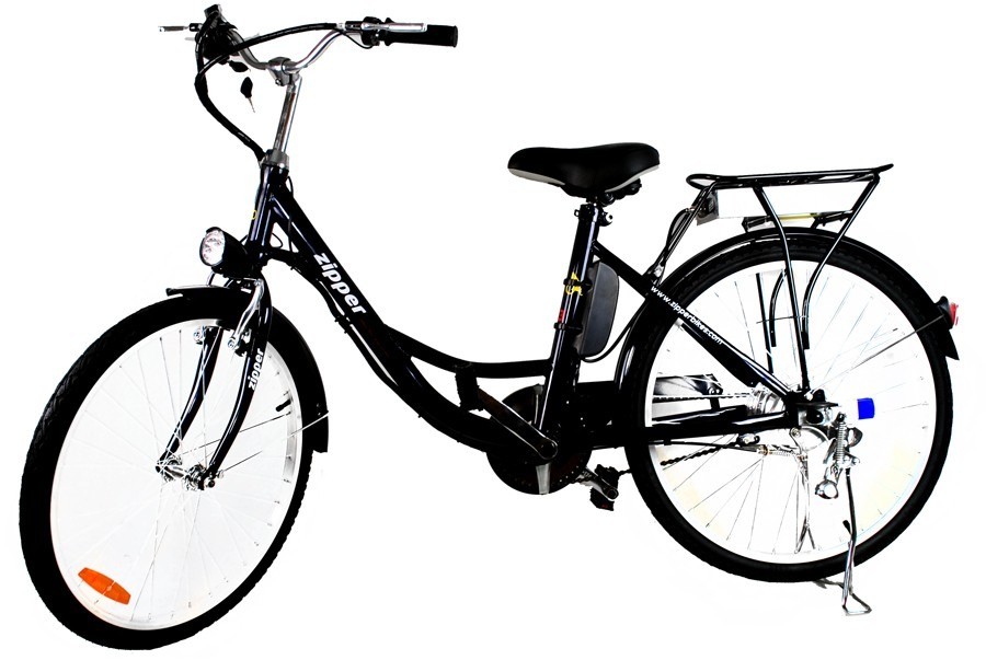 zipper folding electric bike