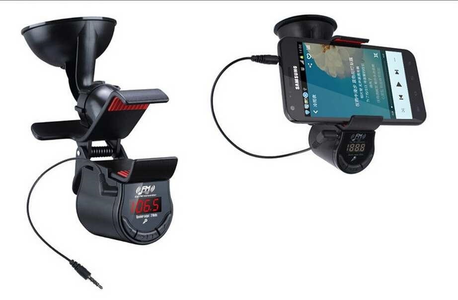 Supporto Auto Smartphone Vivavoce Trasmettitore Fm Display Universale hsb