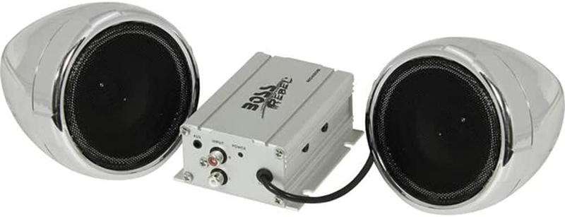 S Mc420b Motorcycle Speakers And Amplifier Audio Sound System 3"